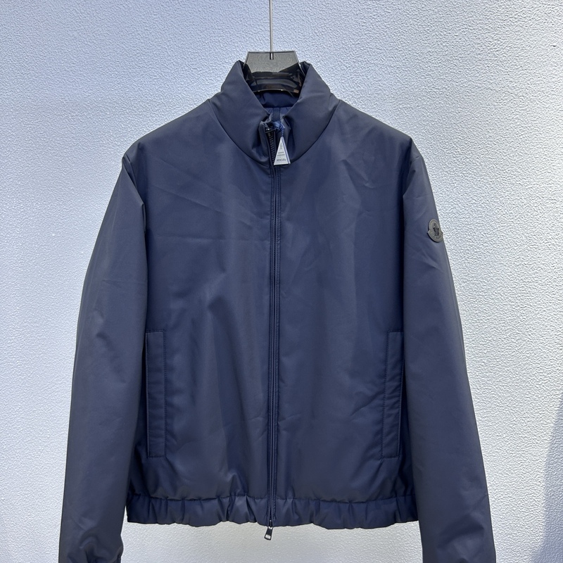 现货 Moncler盟可睐 1A00126 LUSERNA 男士商务风纯色立领羽绒服