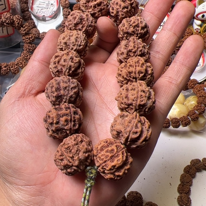 金刚菩提手串25➕平头蜂窝梅花双龙