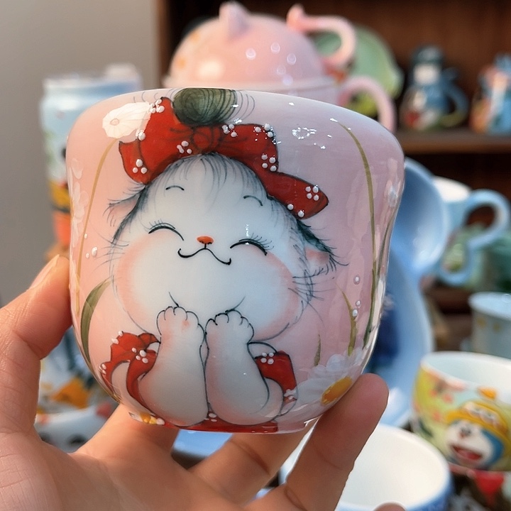 陶景德镇釉下手绘陶瓷 