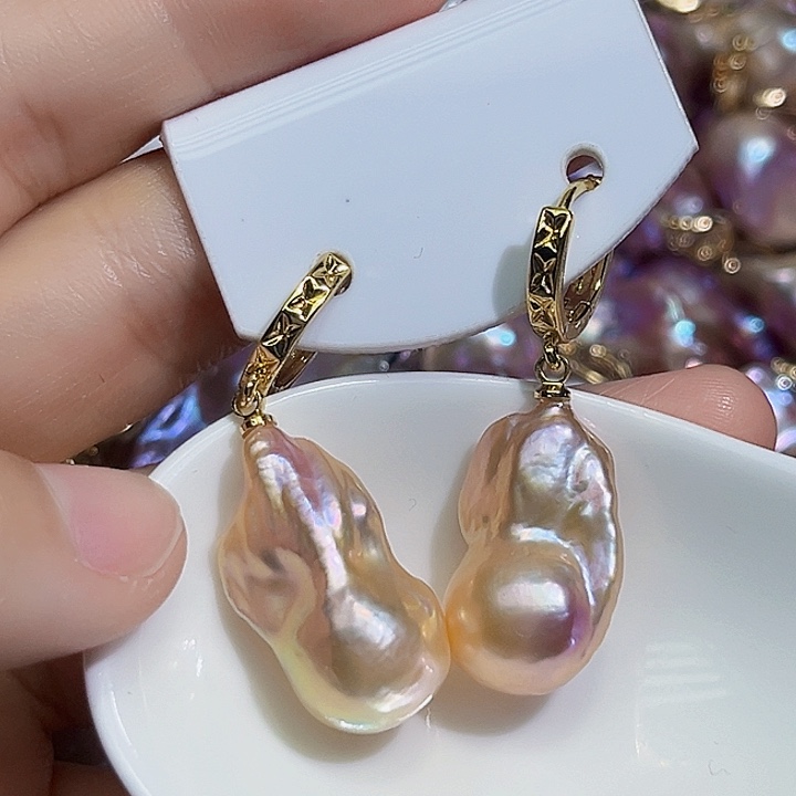 未镶嵌耳饰淡水珍珠