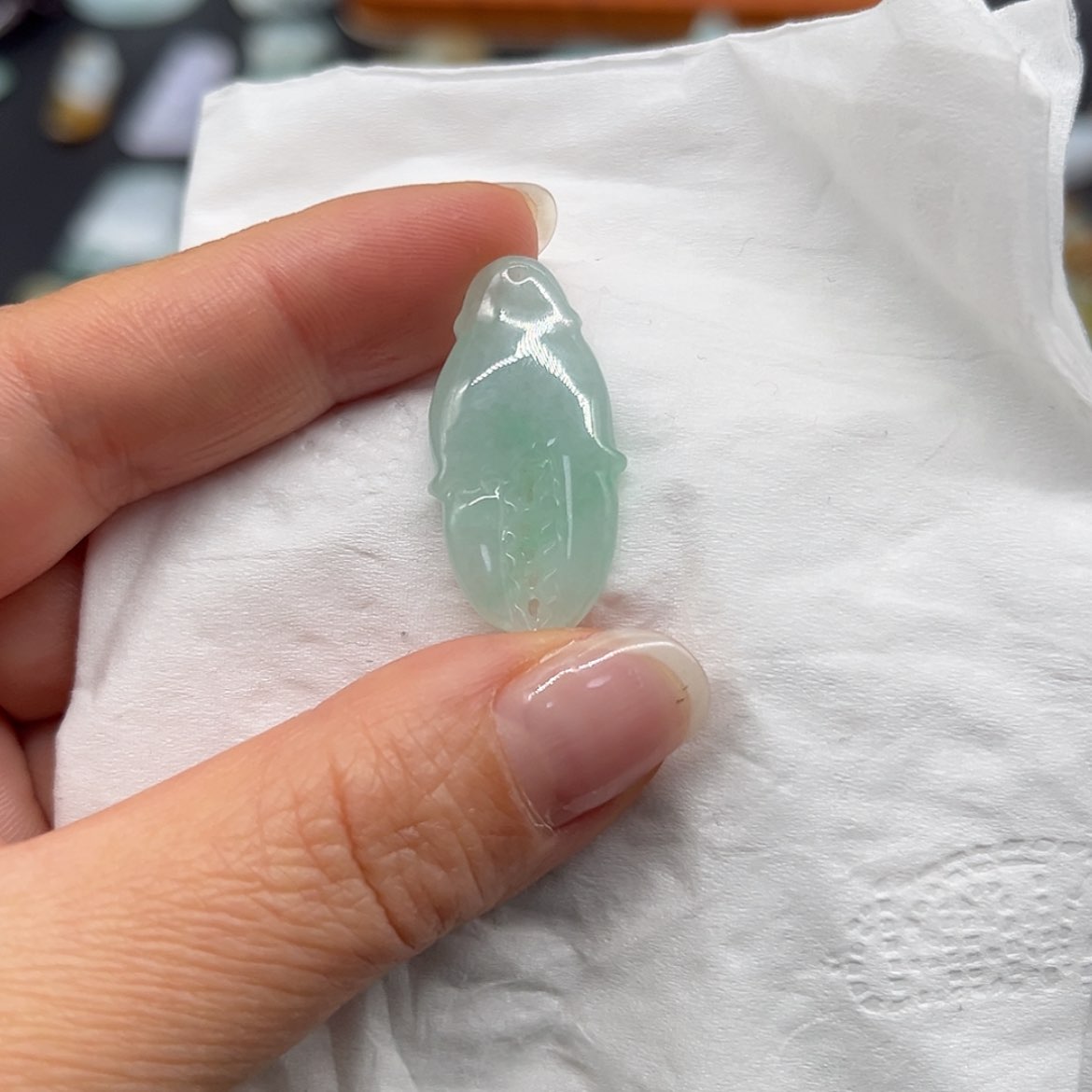 【闪购商品】翡翠颈饰未镶嵌蟹钳