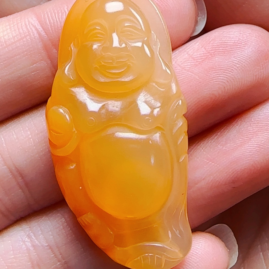 石英质玉（黄龙玉），未镶嵌