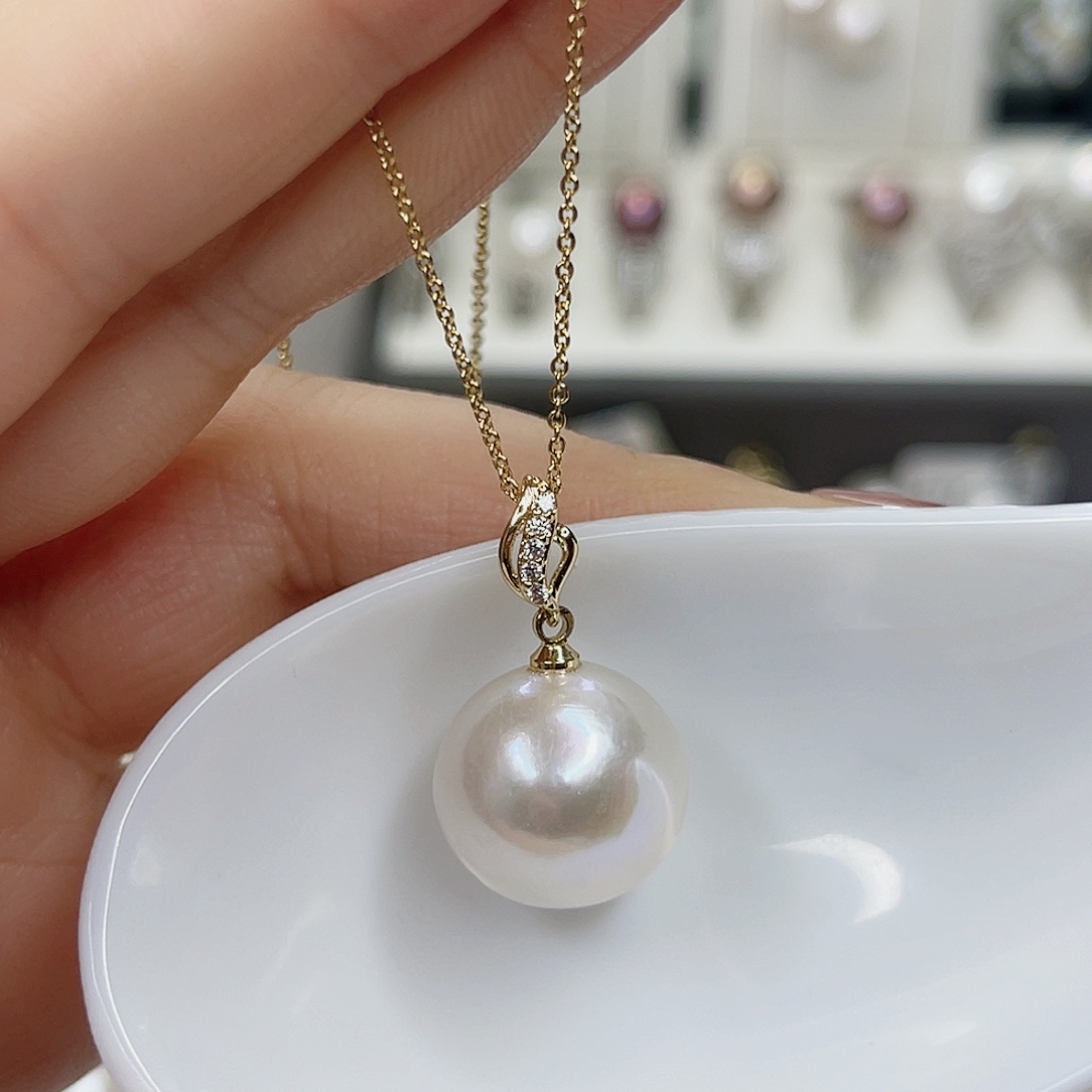 淡水珍珠合金吊坠(赠链)