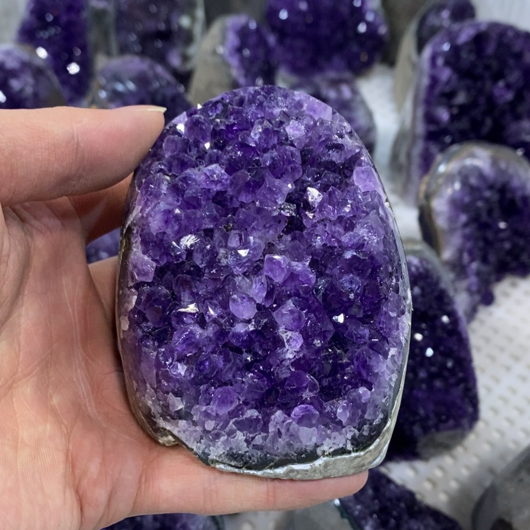 紫晶摆件摆件未镶嵌