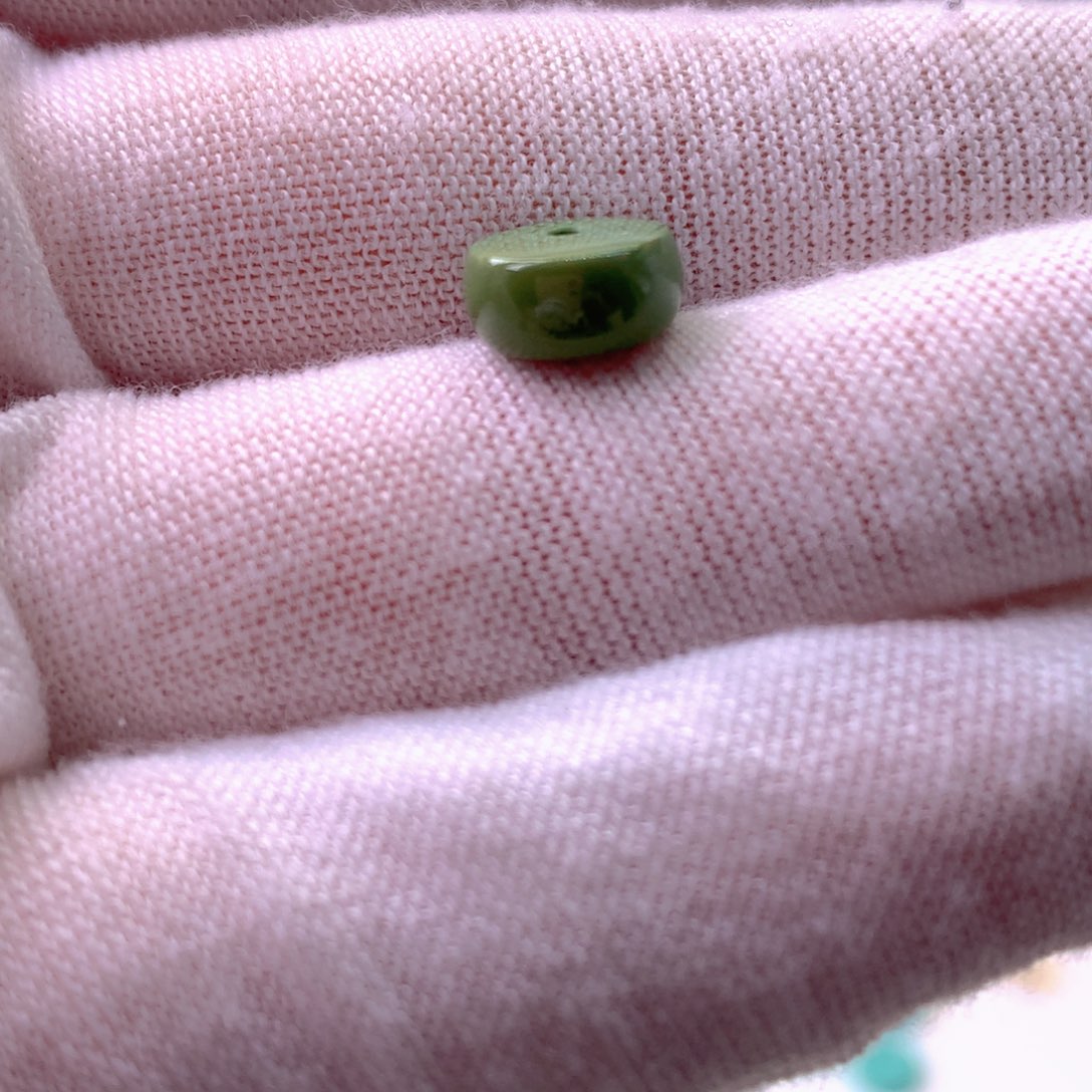 绿松石未镶嵌挂件8.3*4mm