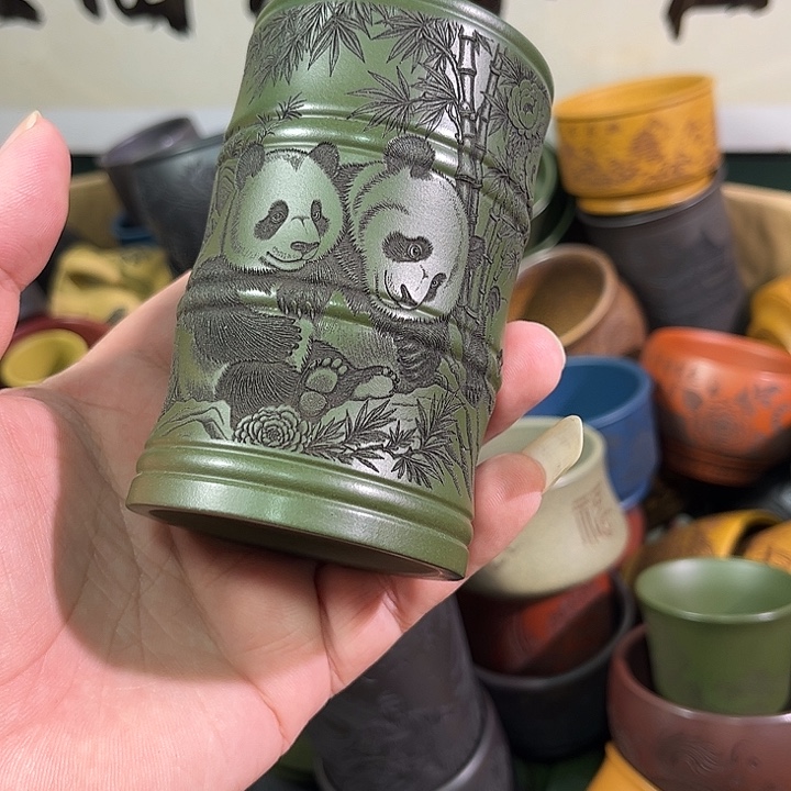 茶杯紫砂全手工紫砂主人杯