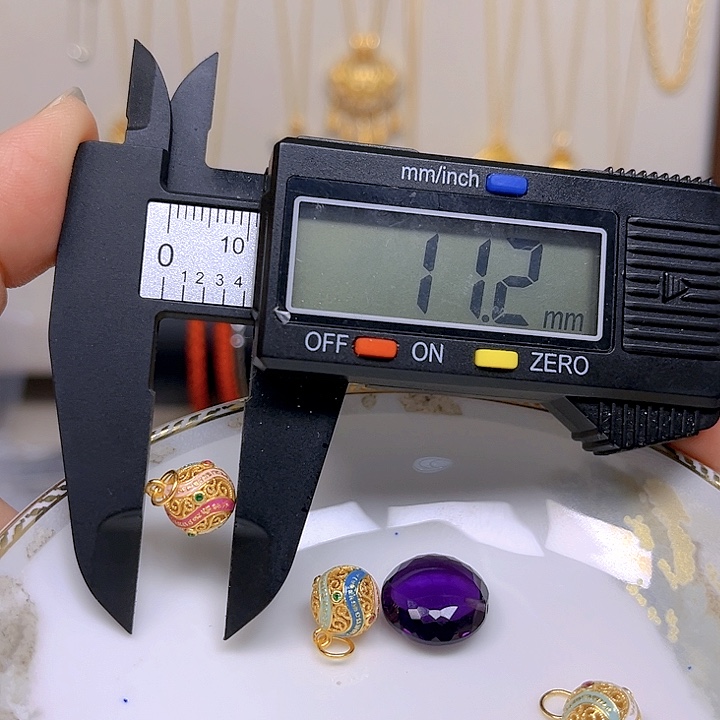 紫晶颈饰银S925镶嵌紫晶925镶嵌127