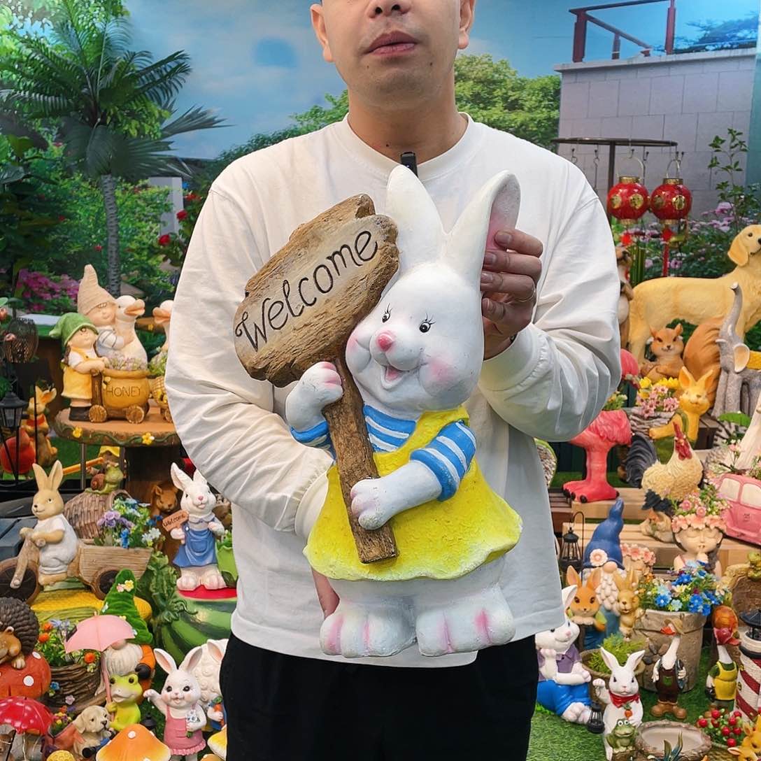 红陶花园庭院摆件