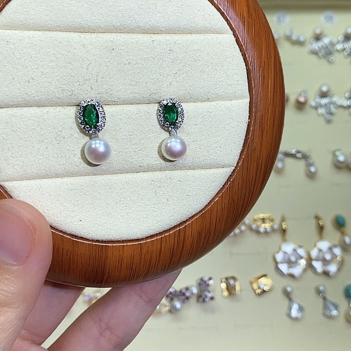 未镶嵌耳饰淡水珍珠