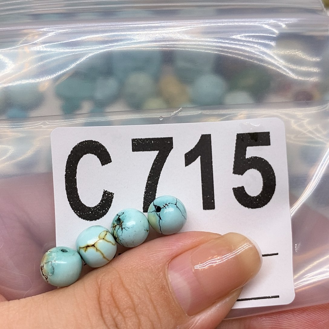 未镶嵌绿松石绿松石配饰定制