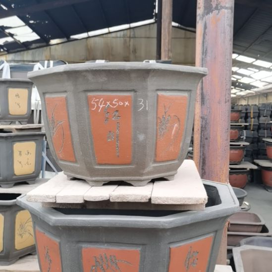 琉璃手工艺品54x50x31八方红1只