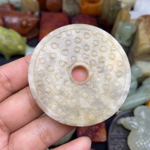和田玉未镶嵌颈饰51