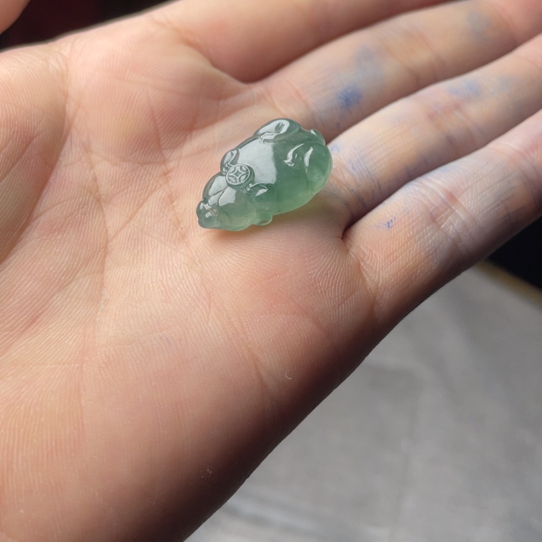 翡翠散珠翡翠一个