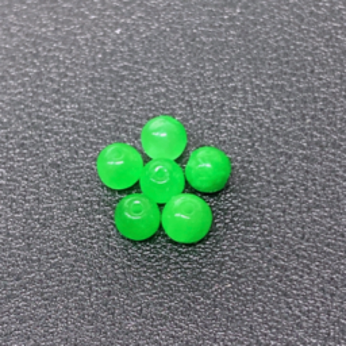 多样性发货 正阳绿 卡4mm  单珠一颗