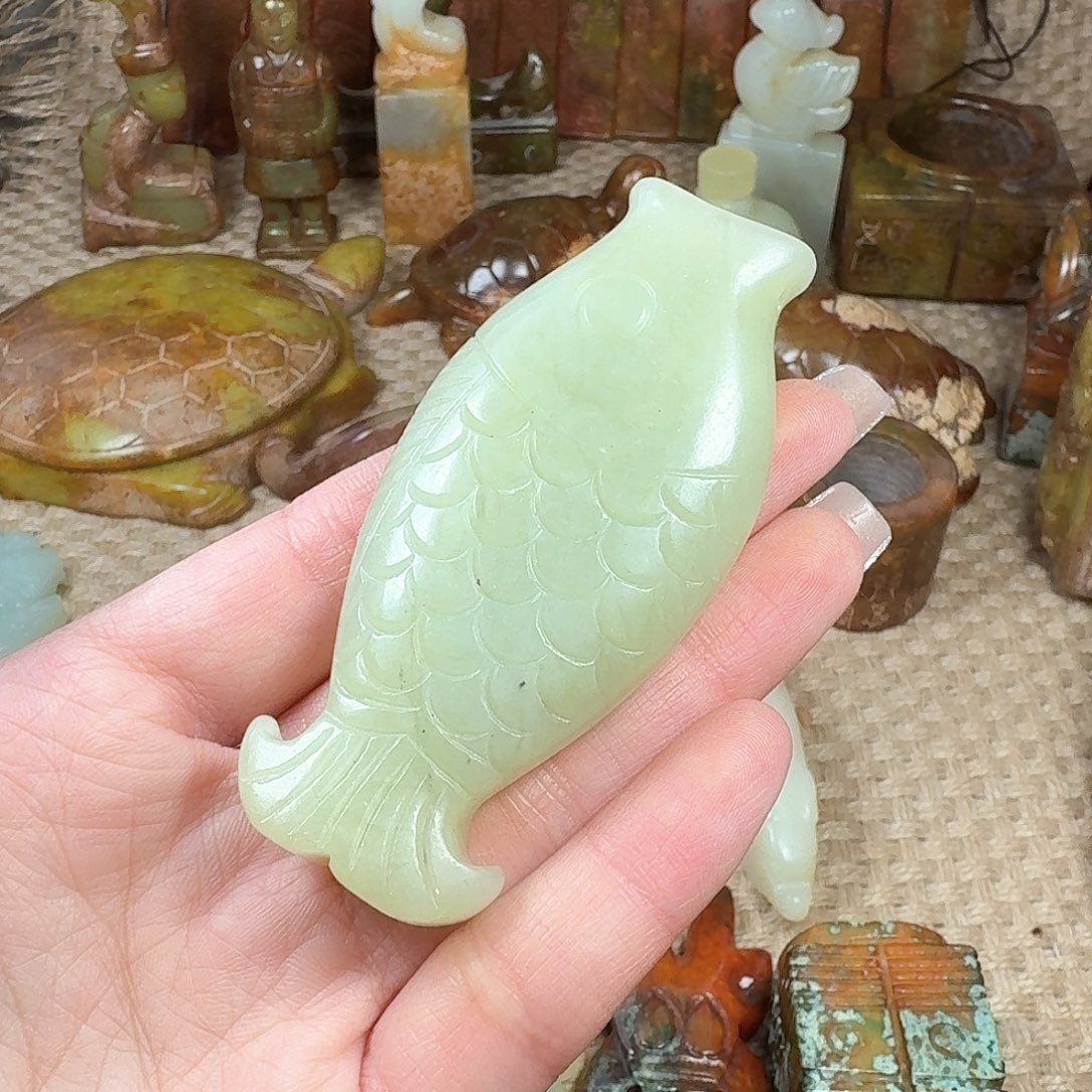 白玉菩提吊坠挂件