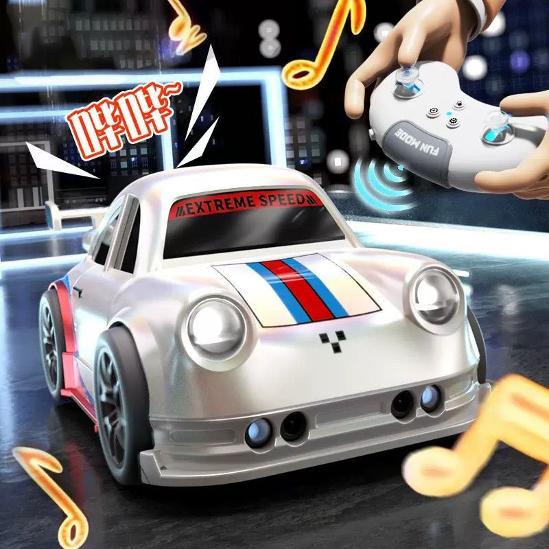 新款智能跟随遥控汽车桌面迷你遥控车智能感应四驱漂移车儿童玩具