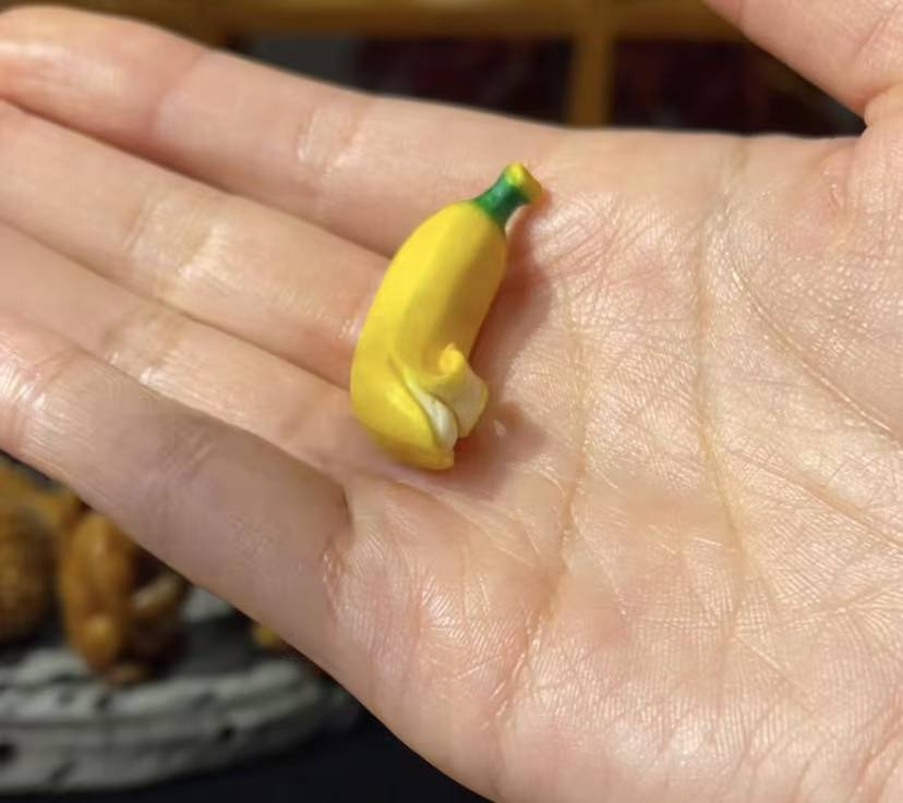鹿角雕刻仿真小香蕉