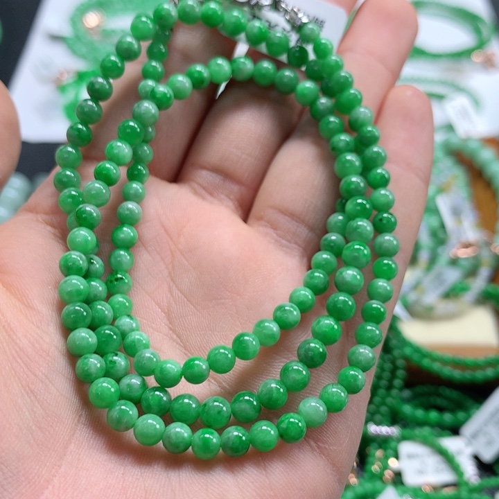 翡翠未镶嵌手链翡翠