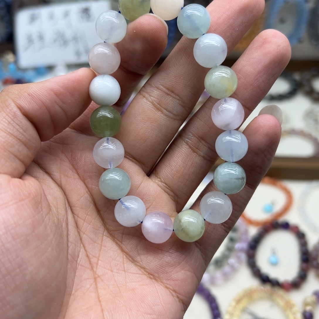 手链未镶嵌水晶11.8咪摩根石