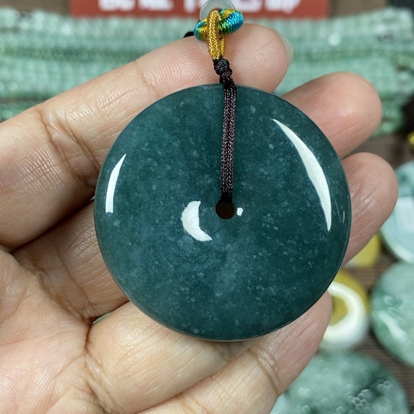【闪购商品】翡翠颈饰未镶嵌玉吊坠翡翠玉平安扣
