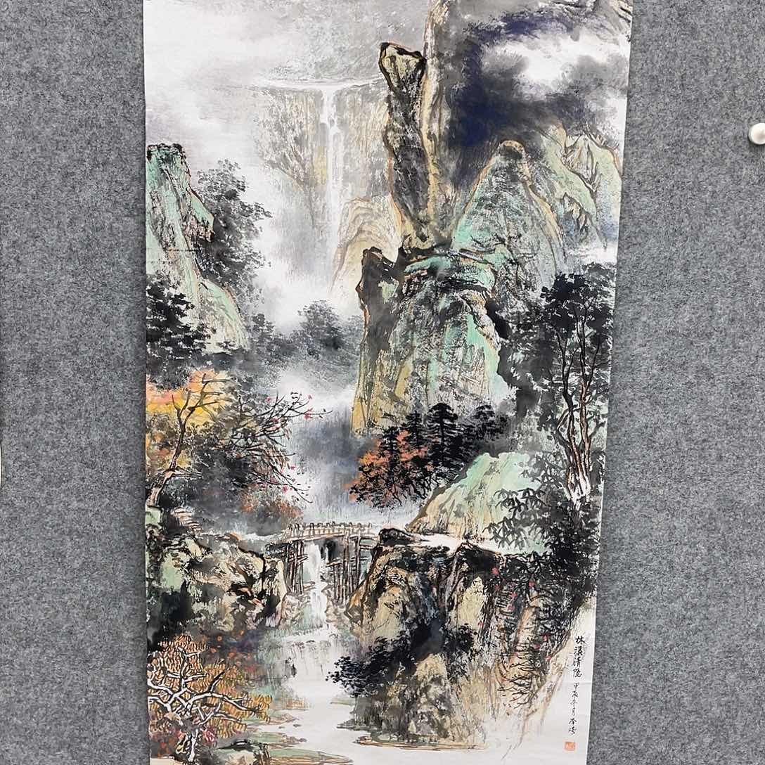 国画李涛山水作品不要错过