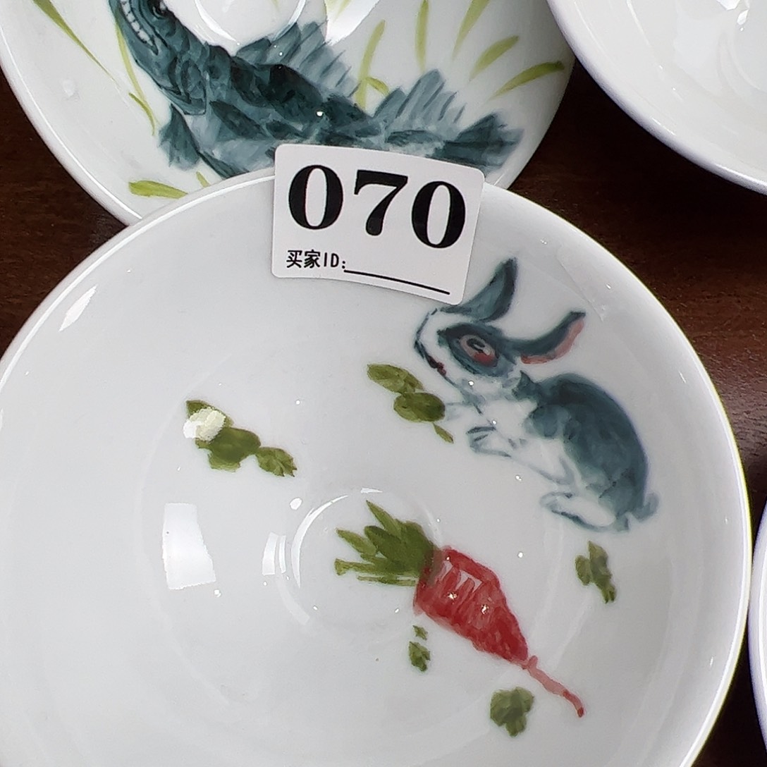 瓷片景德镇陶瓷手工手绘制作