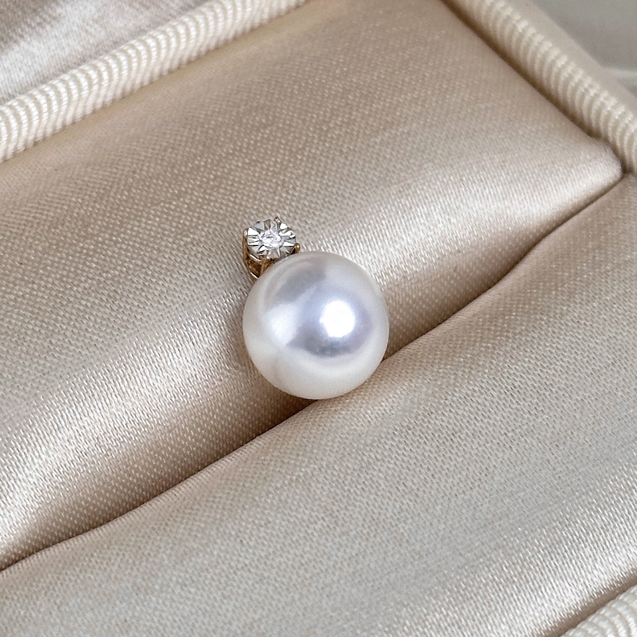 Akoya王妃8.5-9mm18k金钻石