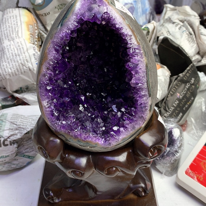 紫晶大型摆件（非配饰）未镶嵌