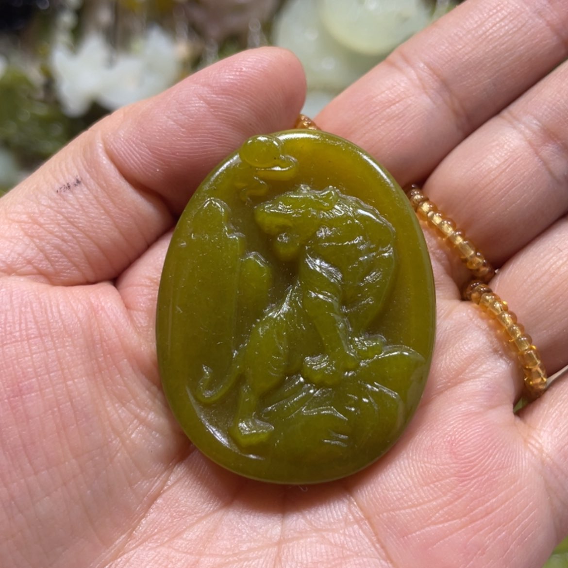 【闪购商品】岫玉颈饰未镶嵌48吊坠