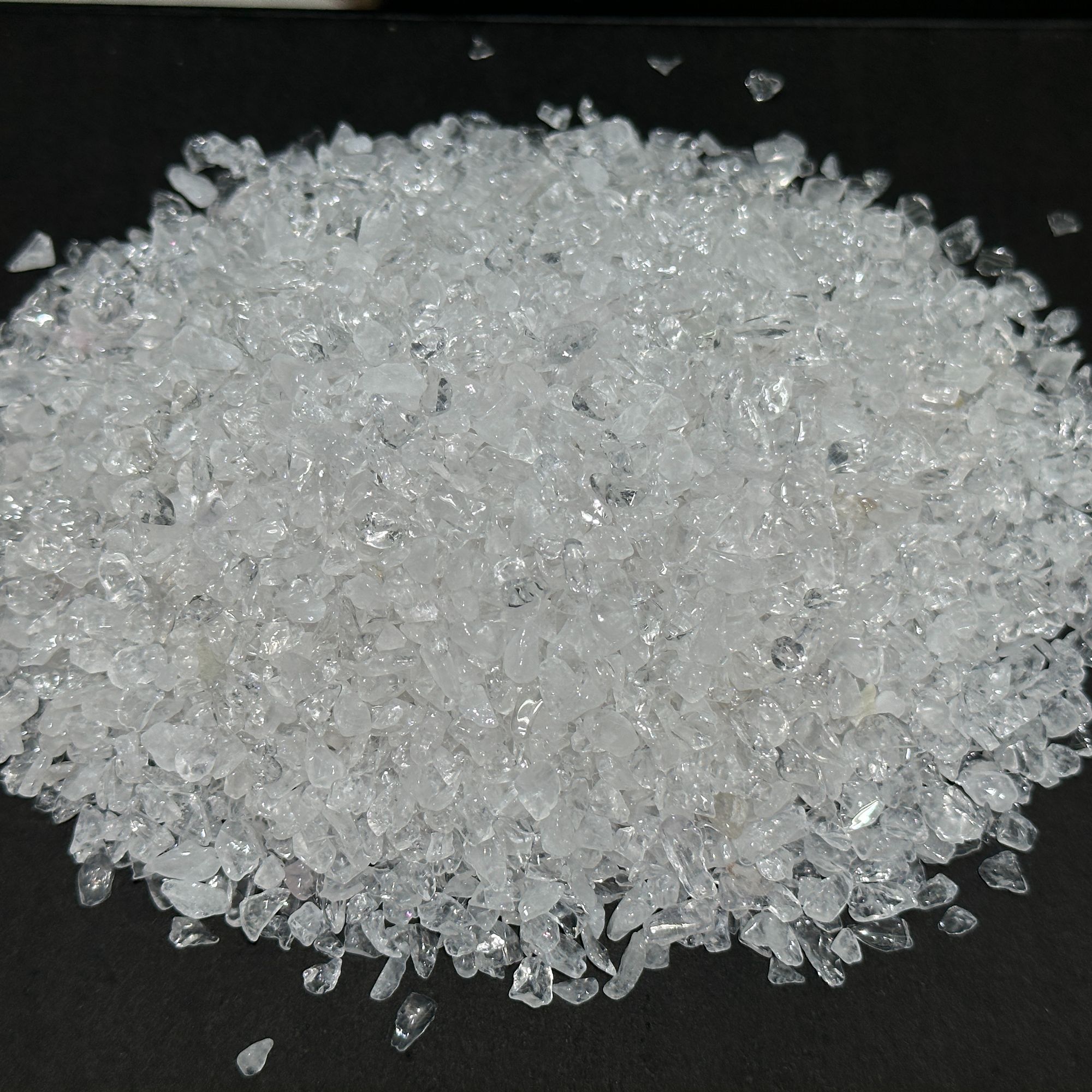 天然白水晶碎石{消磁石}