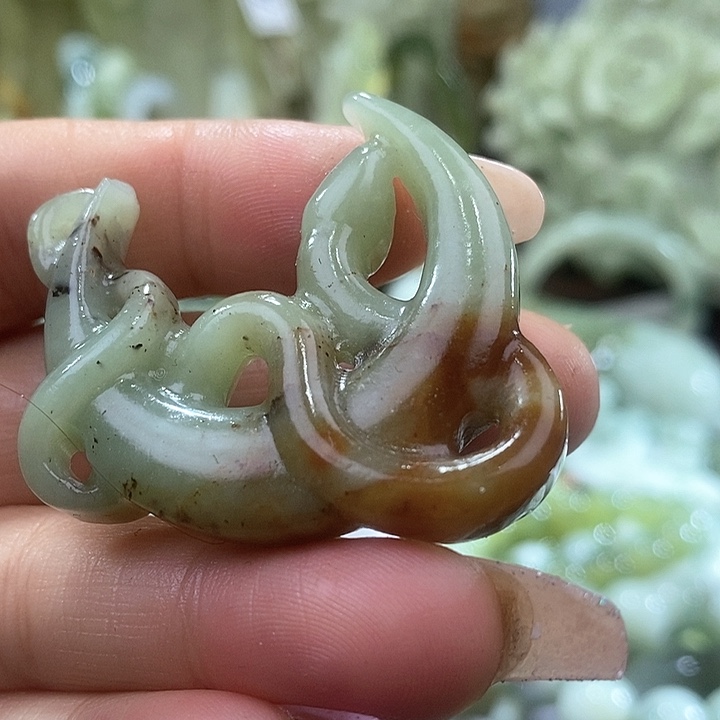 岫玉岫玉吊坠未镶嵌