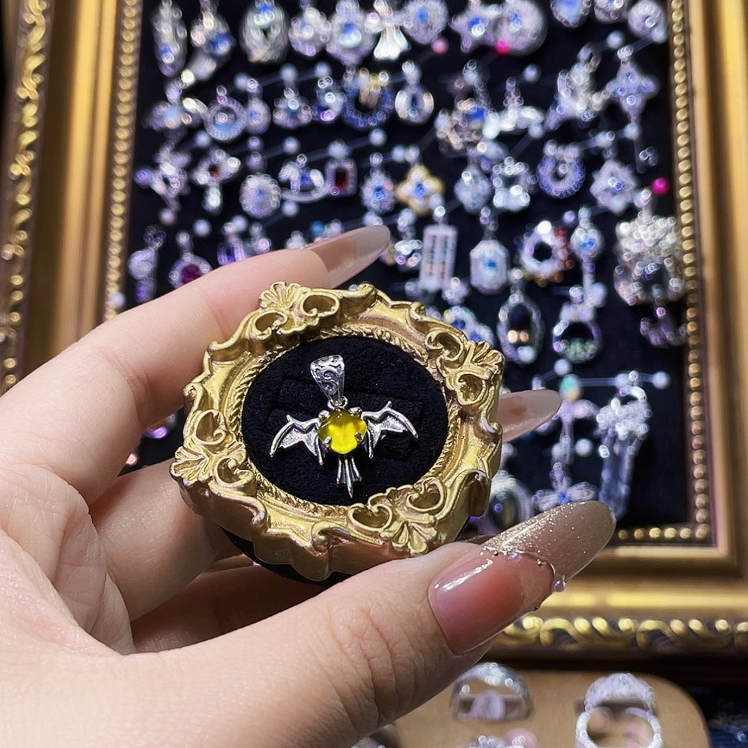 致***_925银金葡萄糖塔吊坠