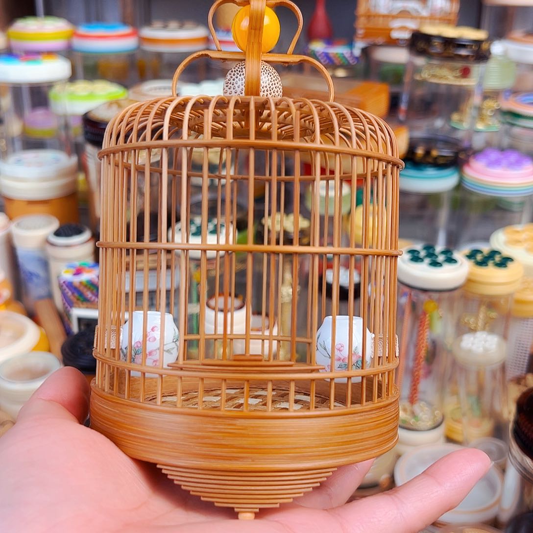 木大号竹笼➕瓷罐➕铁皮锅锅