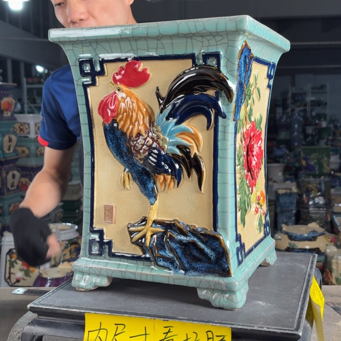 一风堂石湾花盆 内18*27