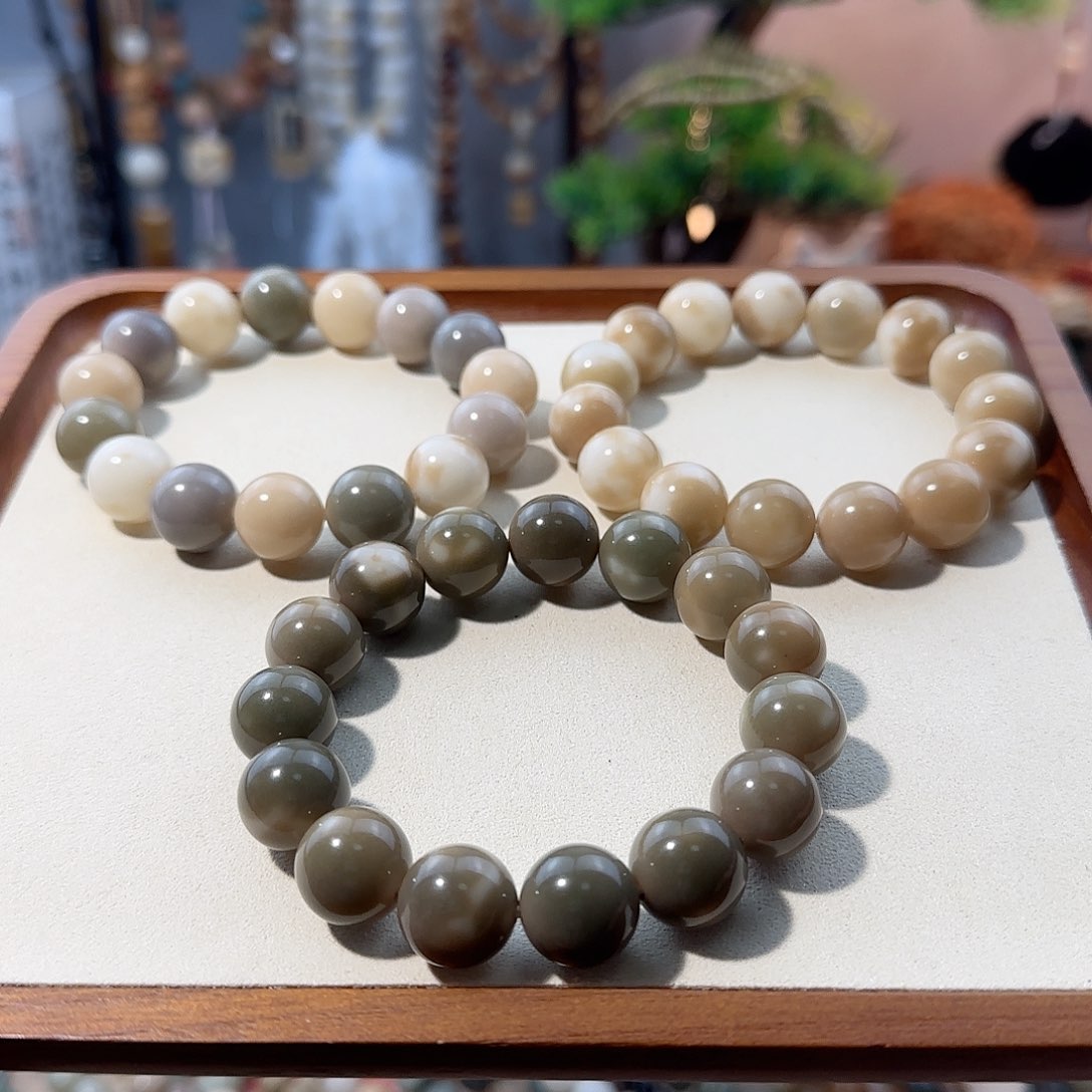 菩提根/象牙果吊坠虞美人