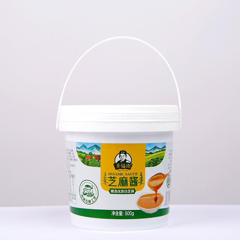 黄福德新鲜原味500g芝麻酱调味火锅蘸料拌面蘸酱