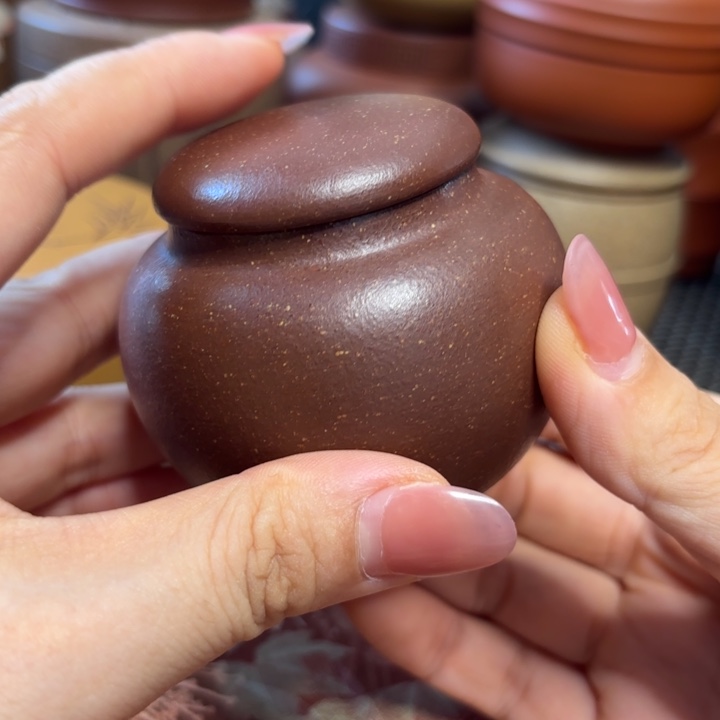 紫砂茶叶罐中高端紫砂茶叶罐