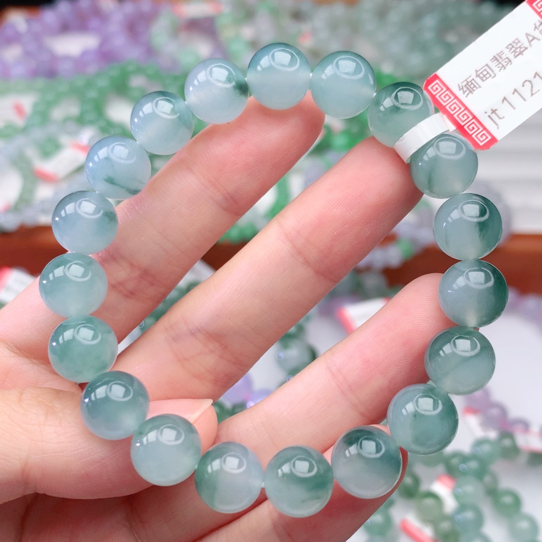 翡翠手链未镶嵌翡翠10mm