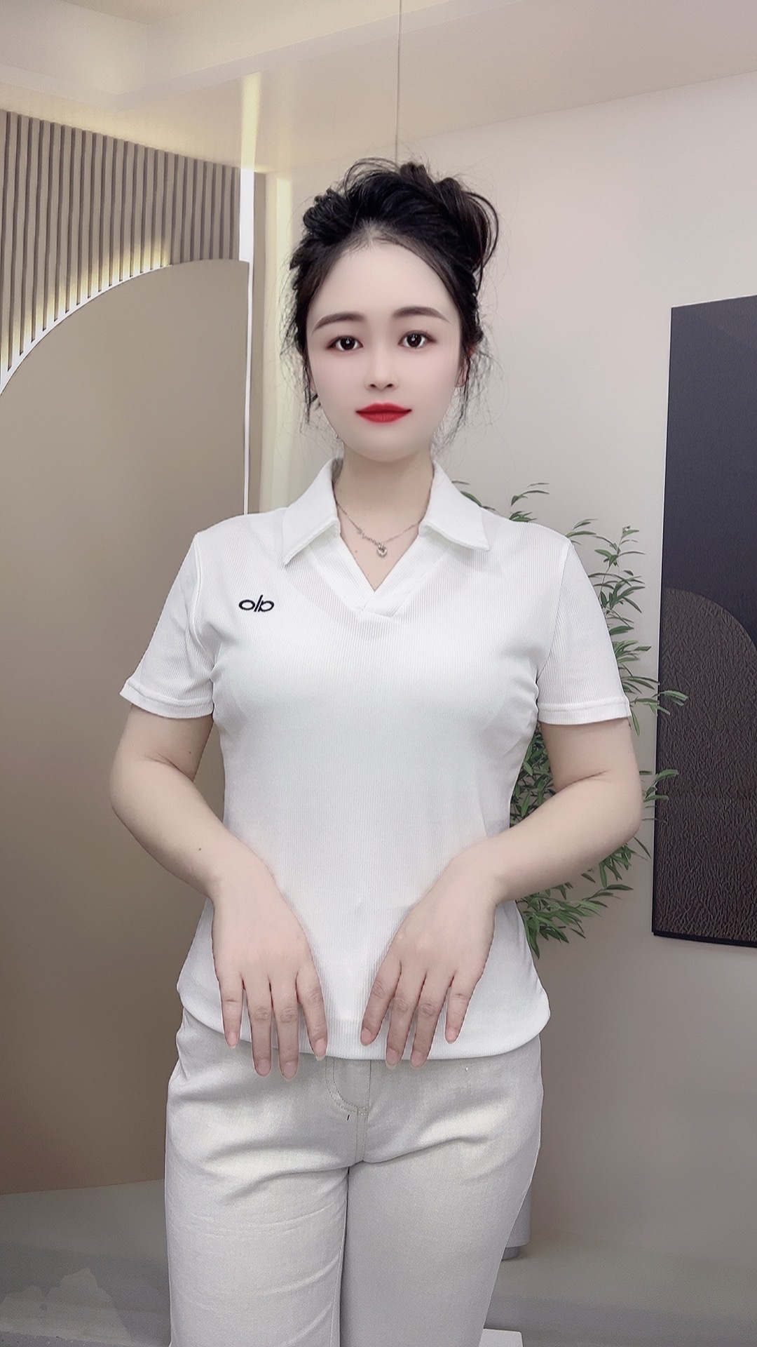 25新款短袖女欧若风气质时尚女士显瘦遮肚子减龄洋气短袖女polo衫