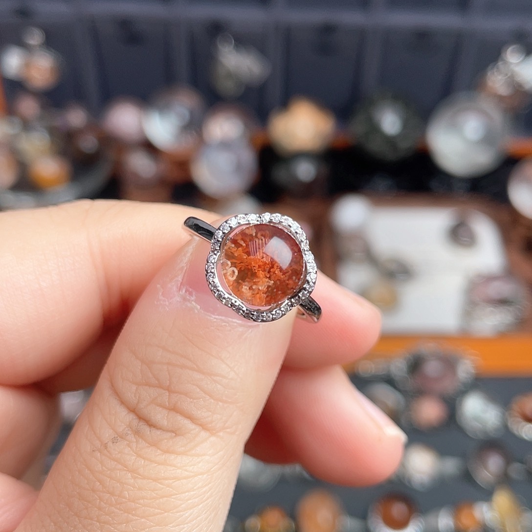 水晶戒指银S925镶嵌1111111