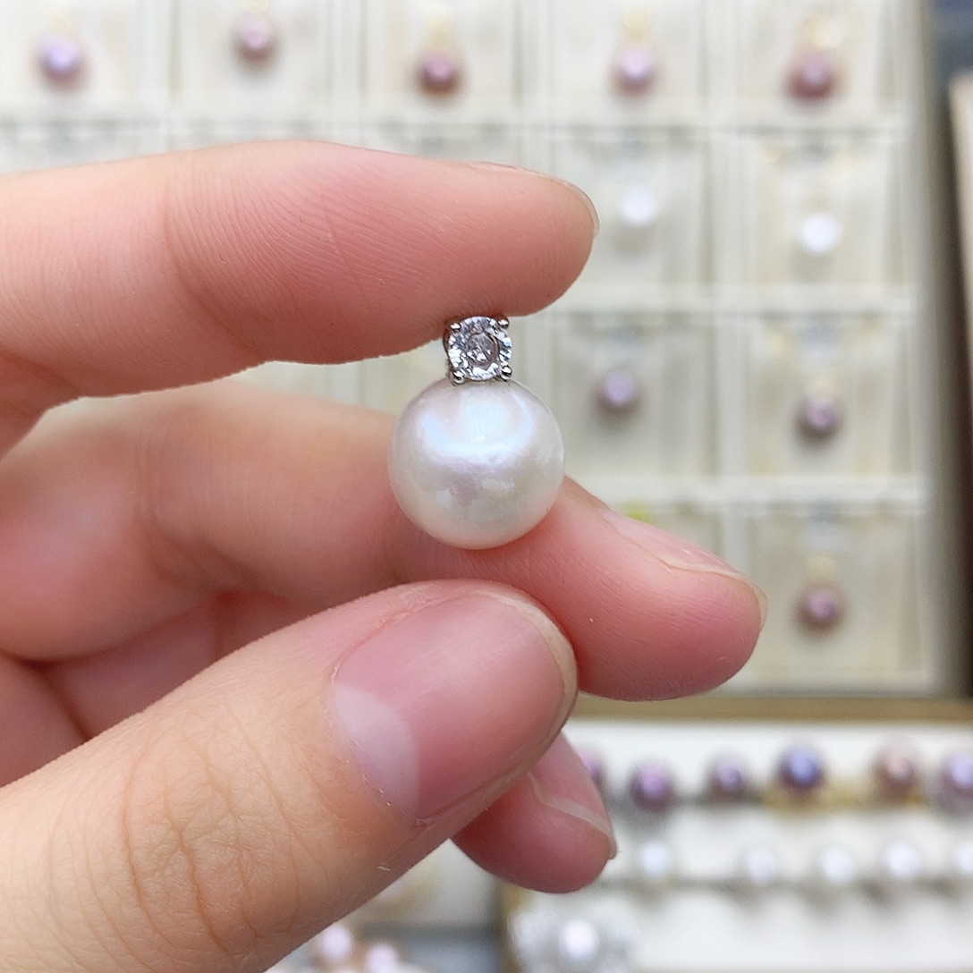 淡水珍珠颈饰合金