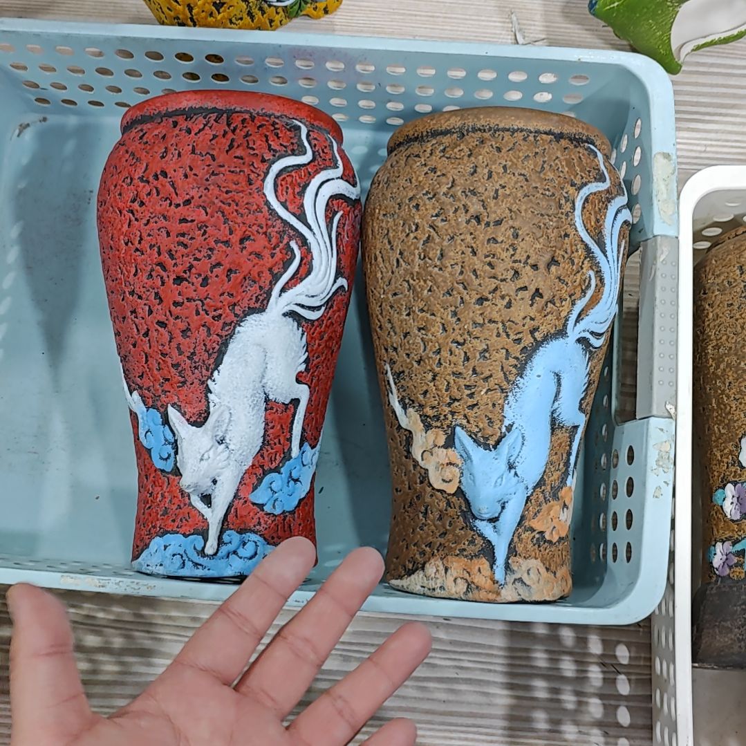 红陶吸水透气的白陶花盆凑满12发货