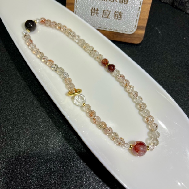 【月月家】AX901天然黑金超两圈手链多样性发其一