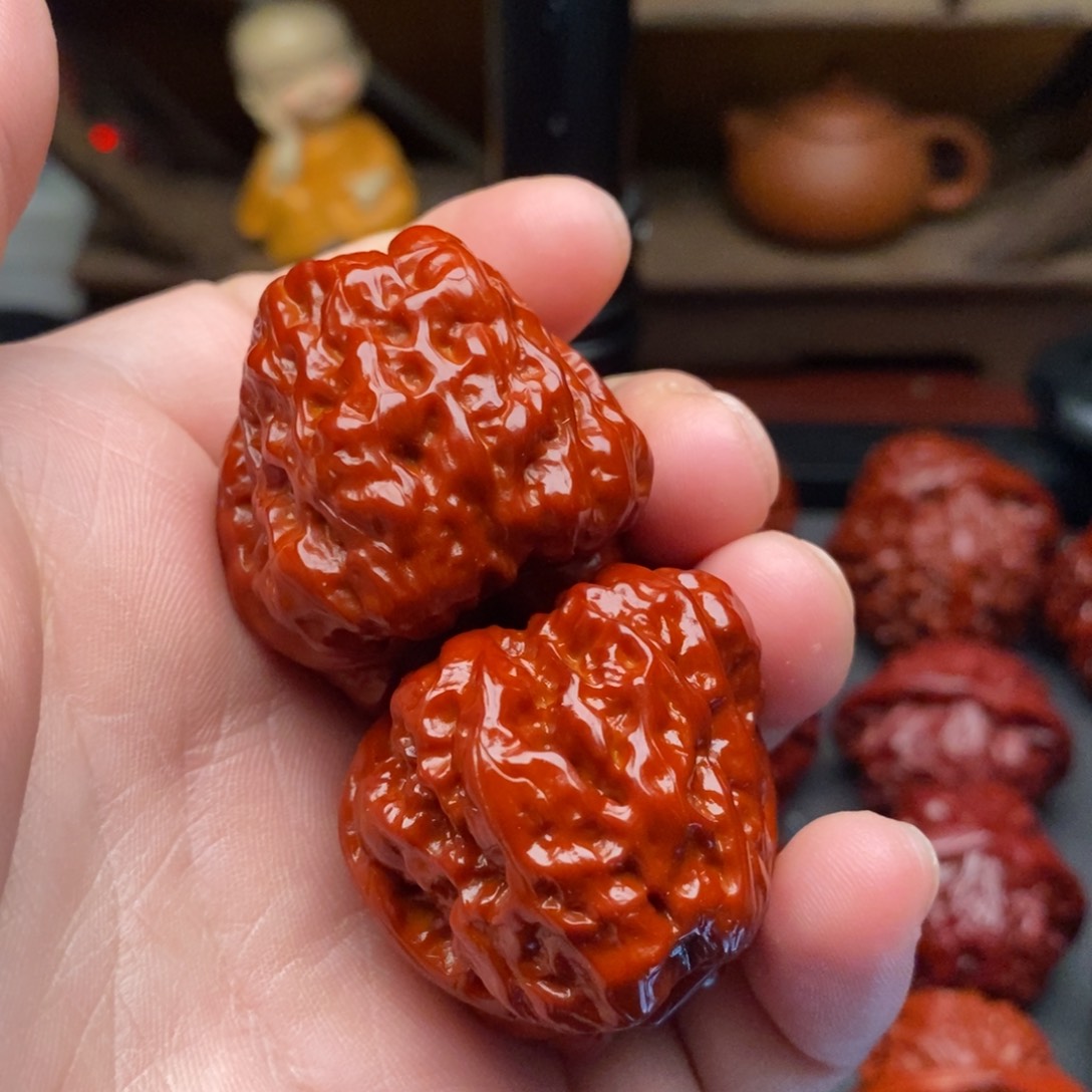 吊坠文玩核桃34蛤蟆头