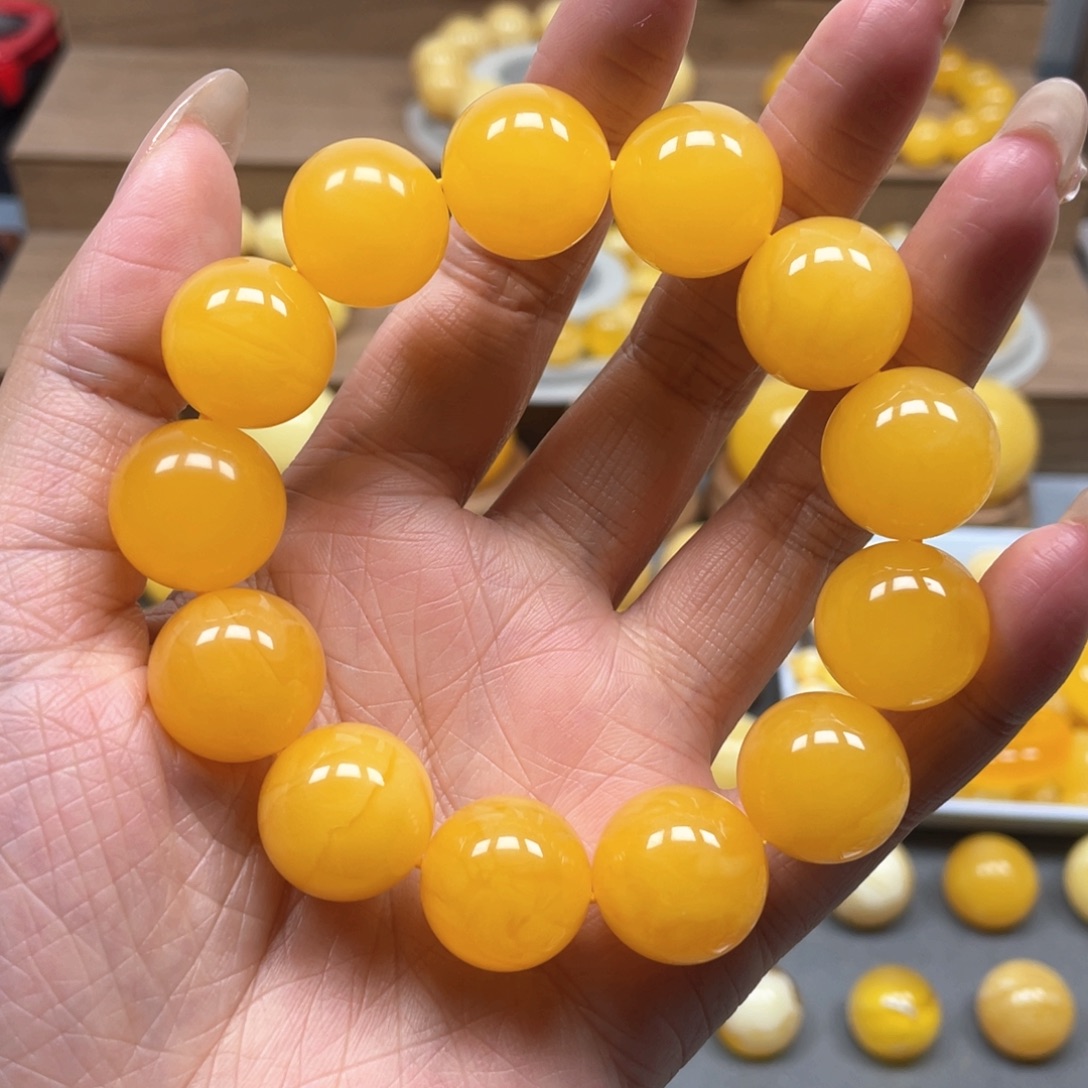 裸石琥珀未镶嵌天然