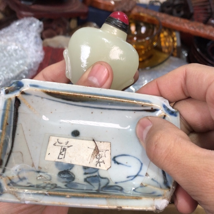 陶瓷孤品单件车里拍