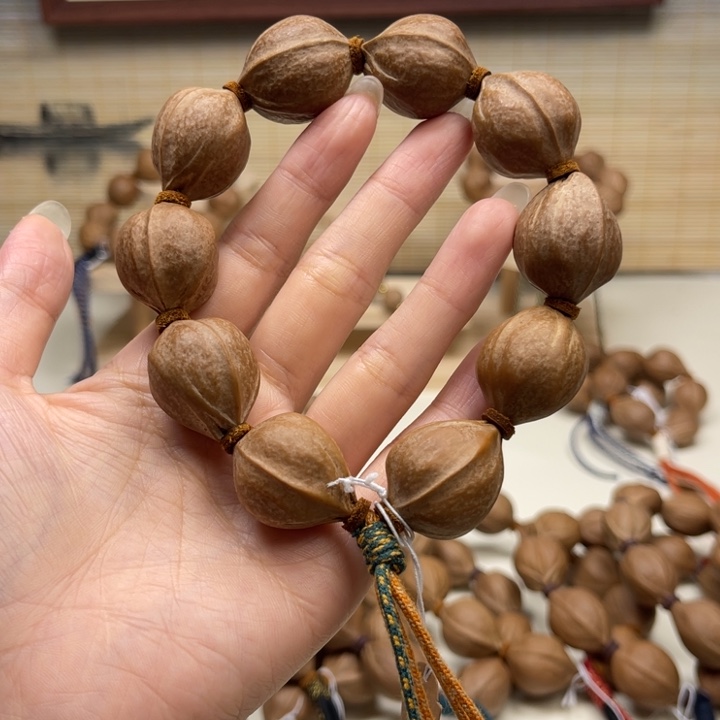 三***戒橄榄核手串/手链20.5 26精品梅林铁核