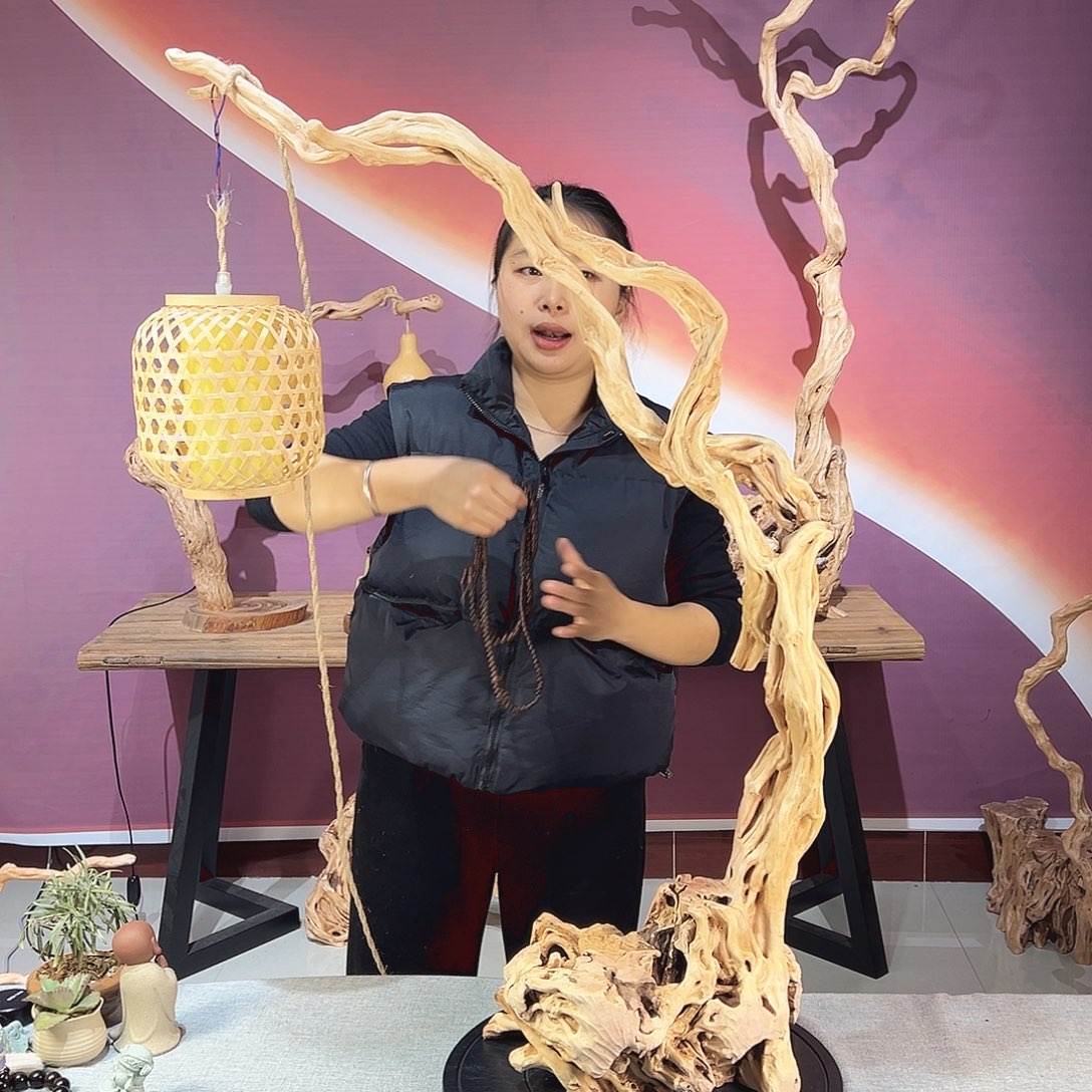 小***乐木天然杜鹃根艺摆件