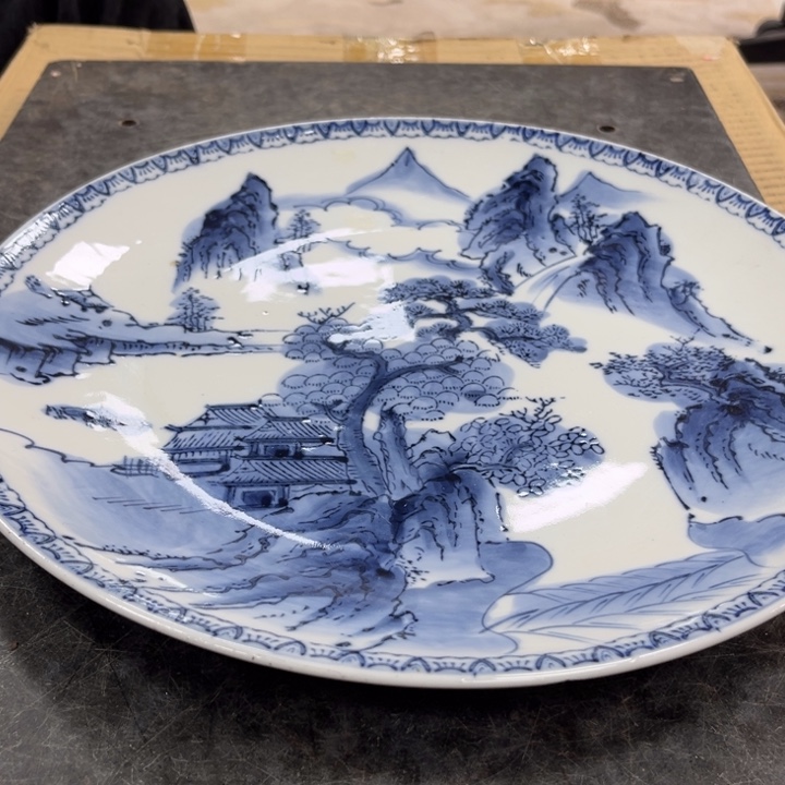 瓷片瓷工艺品摆件