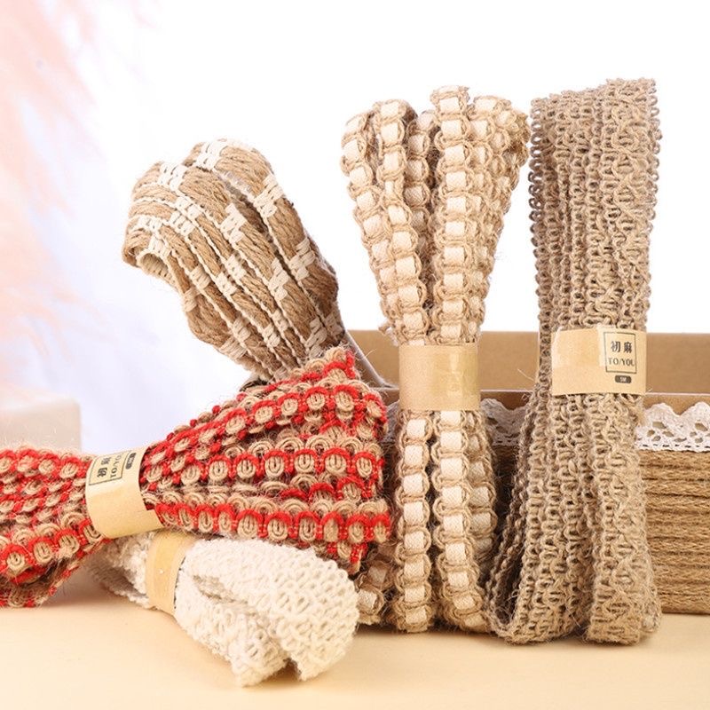 【三宝家】复古麻绳缠绕装饰花边 diy手工 装扮用品